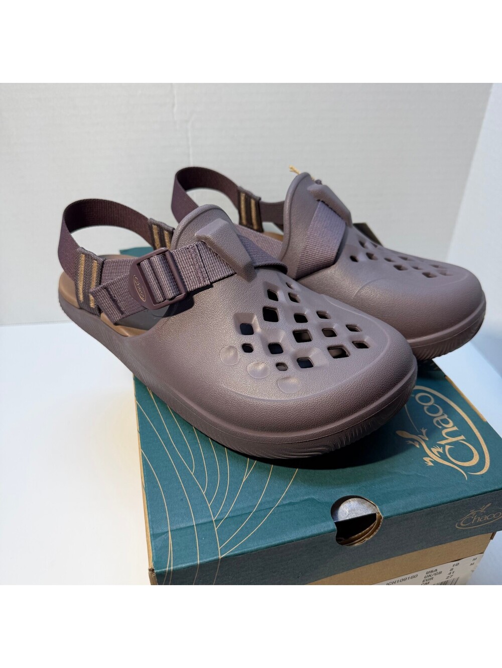 Chaco Chillos Clog Women's 10 Sparrow Purple Closed Toe Outdoor Sandals Size 10